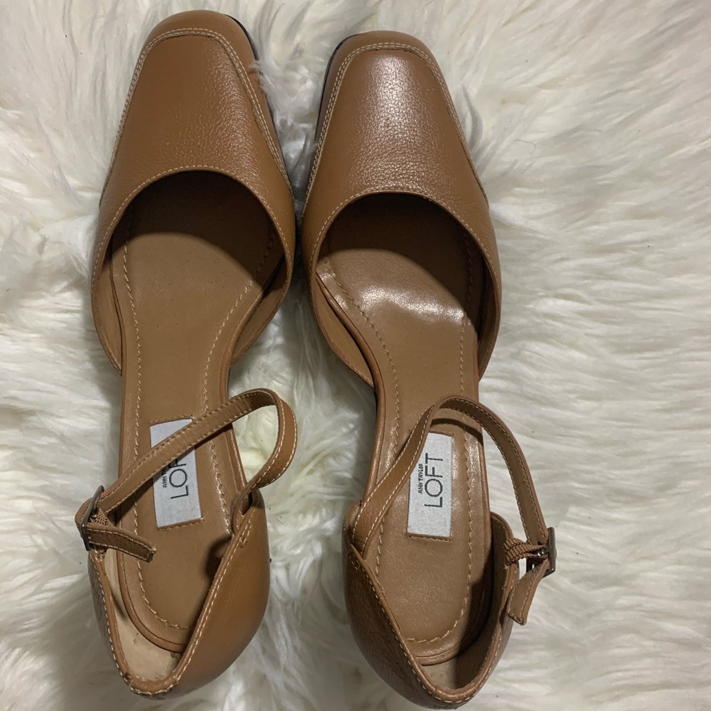 Ann Taylor Loft d’orsay Strappy Pumps Size 6 1/2 M